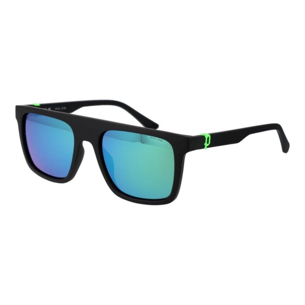Police Black Plastic Men's Sunglasses